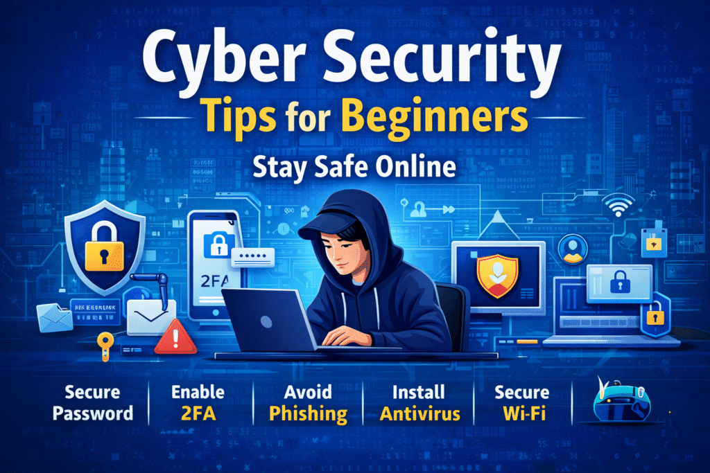 Cyber Security Tips Cyber security tips for beginners to stay safe online
